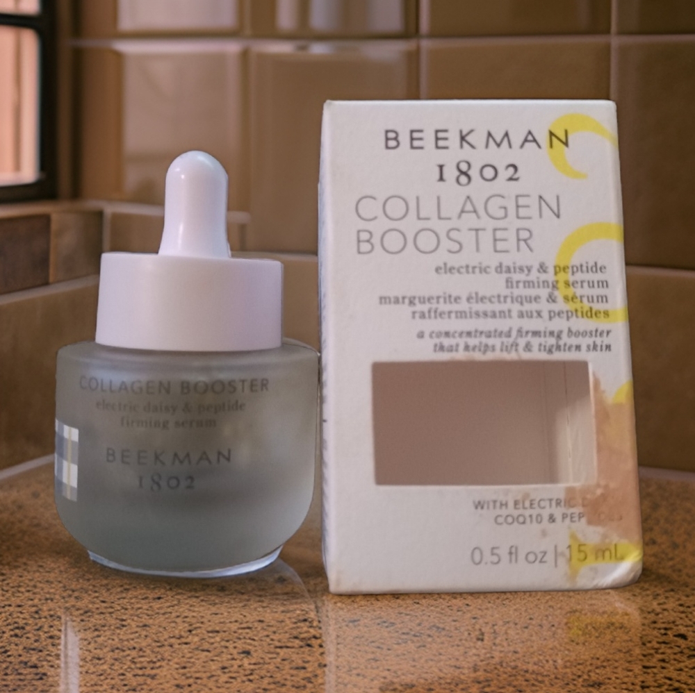 NEW Beekman 1802 Collagen Booster Electric Daisy & Peptide Firming Serum